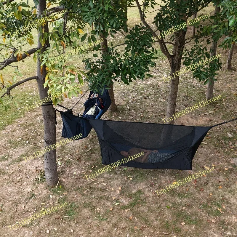 For Outdoor Camping with Air Mattress Mosquito Net and Awning Waterproof Outdoor Indoor Fitness New Design Garden Swing Hammock