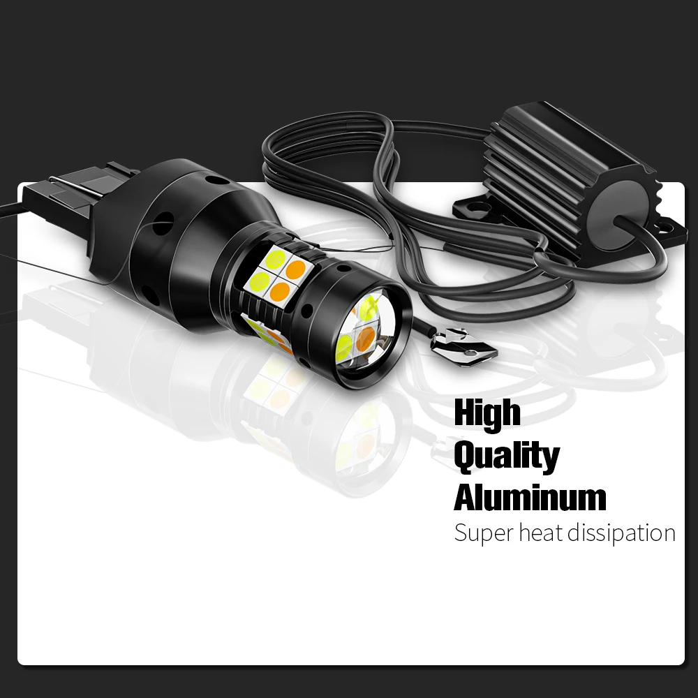 Luz LED de circulación diurna para coche, señal de giro de modo Dual y DRL para Opel Cascada 2013-2019 2014 2015 2016 2017 2018, accesorios Canbus, 2 uds.