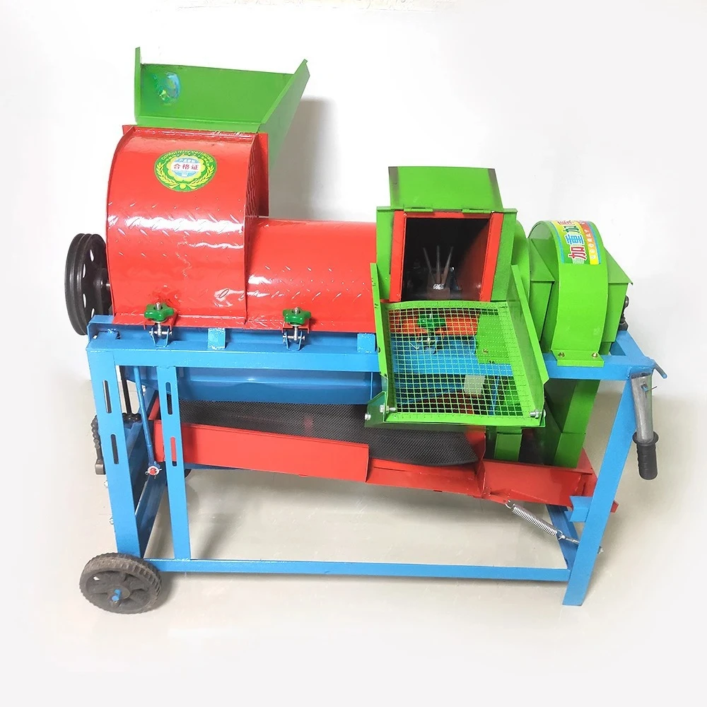 Automatic Thresher multi-function wheat soybean sorghum rice thresher corn peeling screening integrated thresher 4