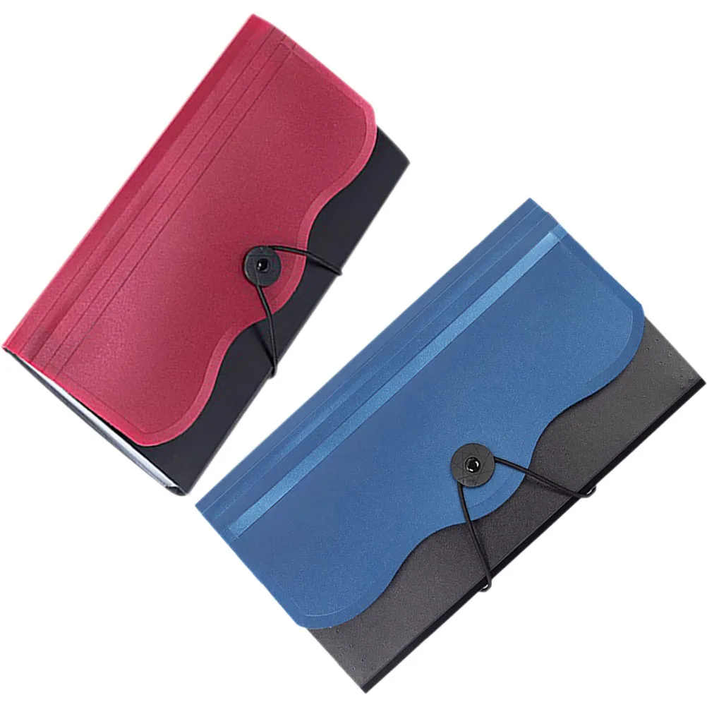 2pcs PP Multi layer Document ganizer B5 Invoice Receipt File Bag able Accordion Folder Lightweight Storage Solution Office