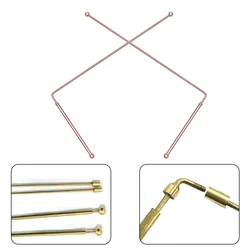 2Pcs 99.9% Copper Dowsing Rods Metal Detector For Hunting Divining Water Treasure Finding Divining Rods