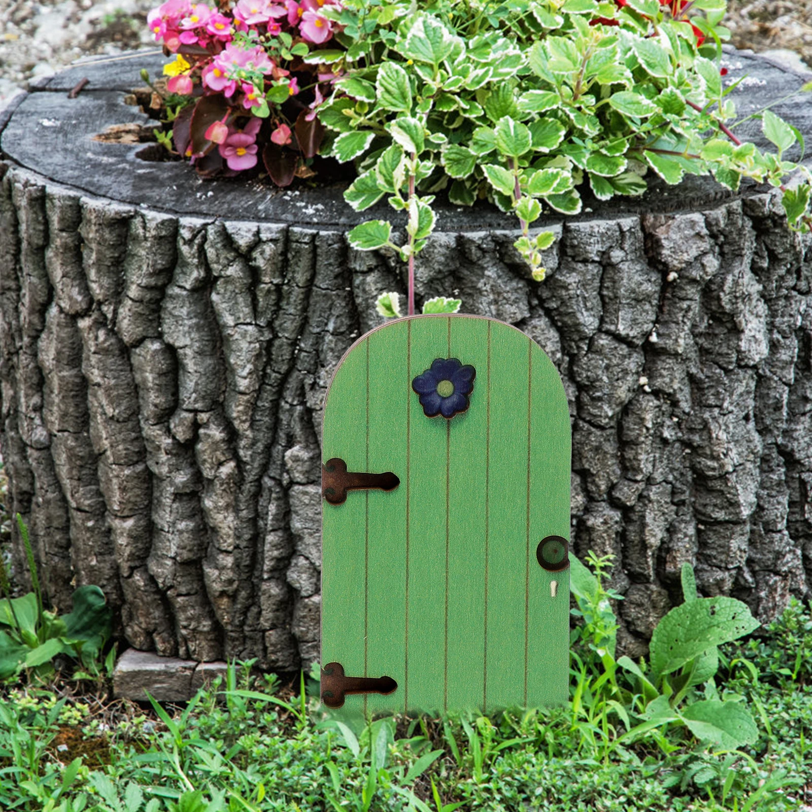 

3pcs Decoration Miniature Decoration Elf Door Ornament Miniature Fairy Door Outdoor Accessories