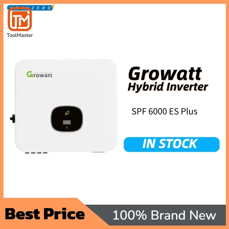 

【Hot Sale】In Stock Growatt Hybrid Solar Inverter SPF 6000ES PLUS 6kw Off Grid Solar Power Inverters Growatt