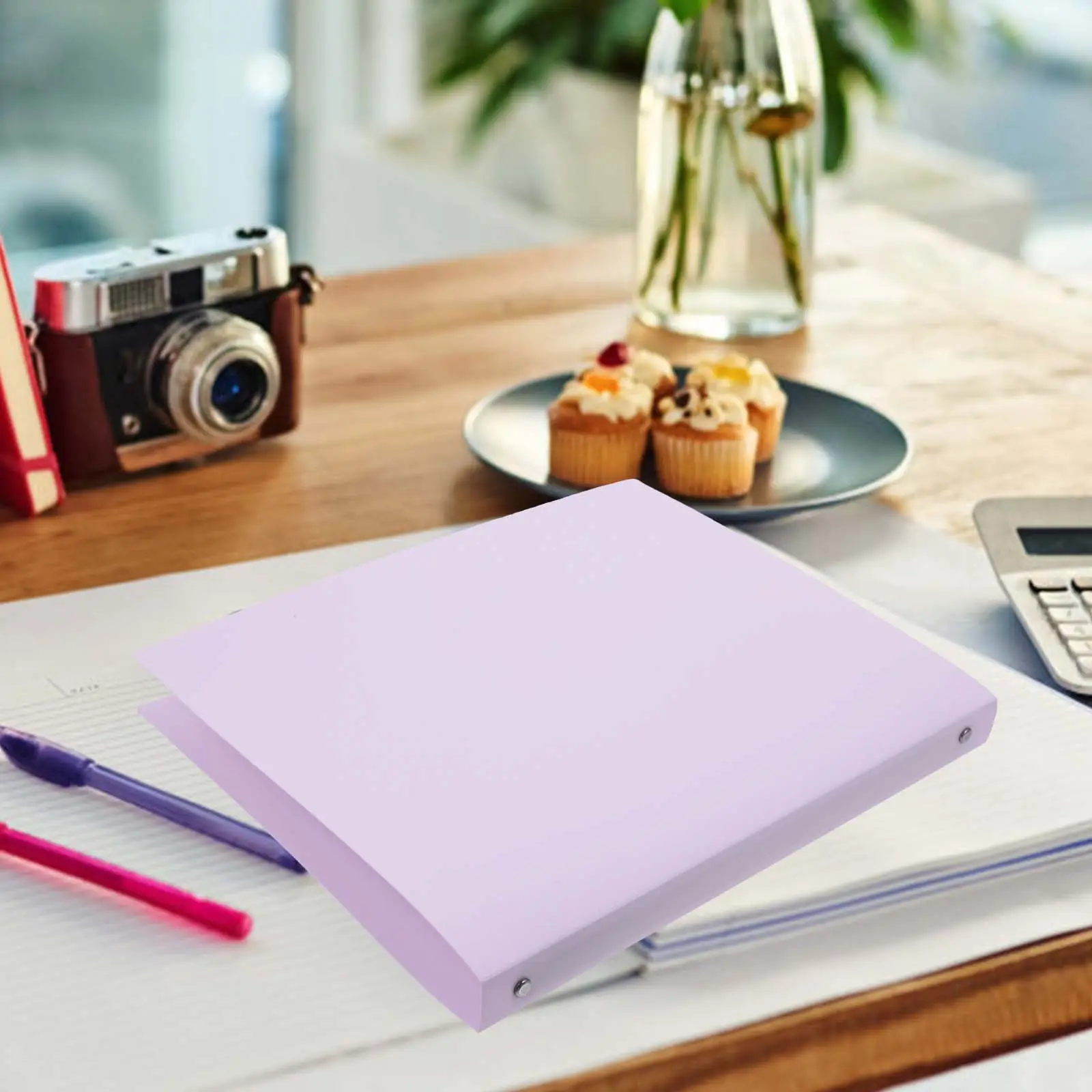 

File Organizer Folder 4 Hole Binding System Heavy-Duty Document Protector for Students Musicians and Professionals Compact