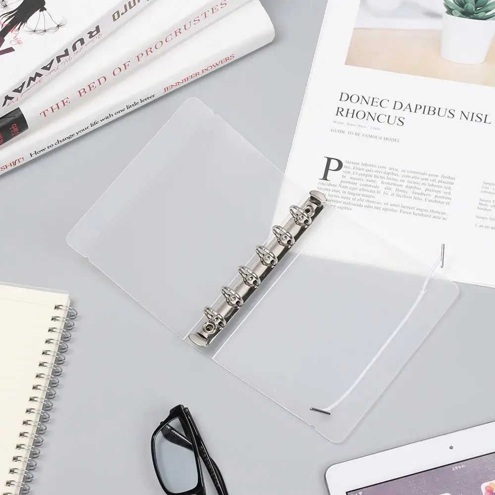 A4/B5/A5/A6/A7 New Vintage Plastic Shell Refillable Journal Diary File Folder Ring Binder Notepad Cover Notebook Shell