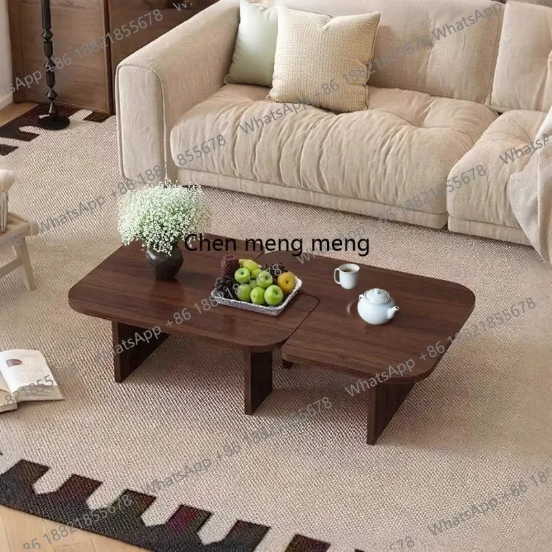 Rustic Irregular Coffee Table Decoration Designer Living Room Coffee Table Center Minimalist Stoliki Kawowe Furniture For Home