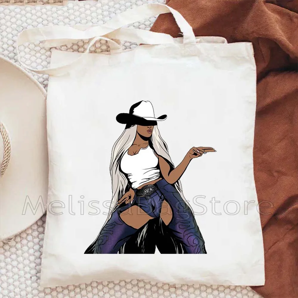 Love Beyonce Singer Poster Fan Cute Gifts Men Women Girls Canvas Tote Bag Shoulder Shopper Cotton Handbag Shopping Hand Bags