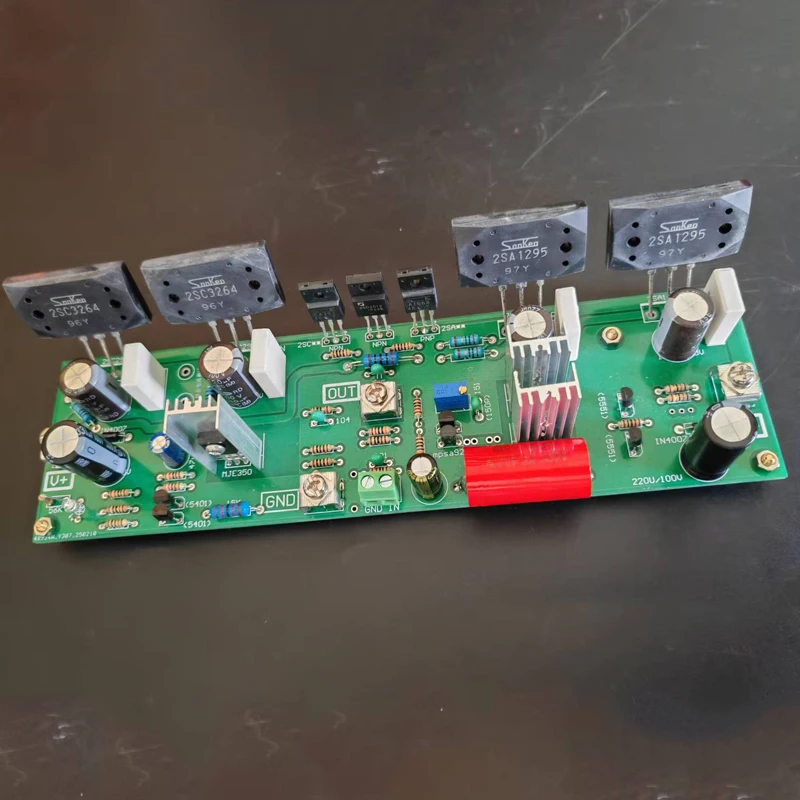 

Japan Sanken Double Parallel HIFI Audiophile High Power Amplifier Board Discrete Amplifier Board Mono Finished Board