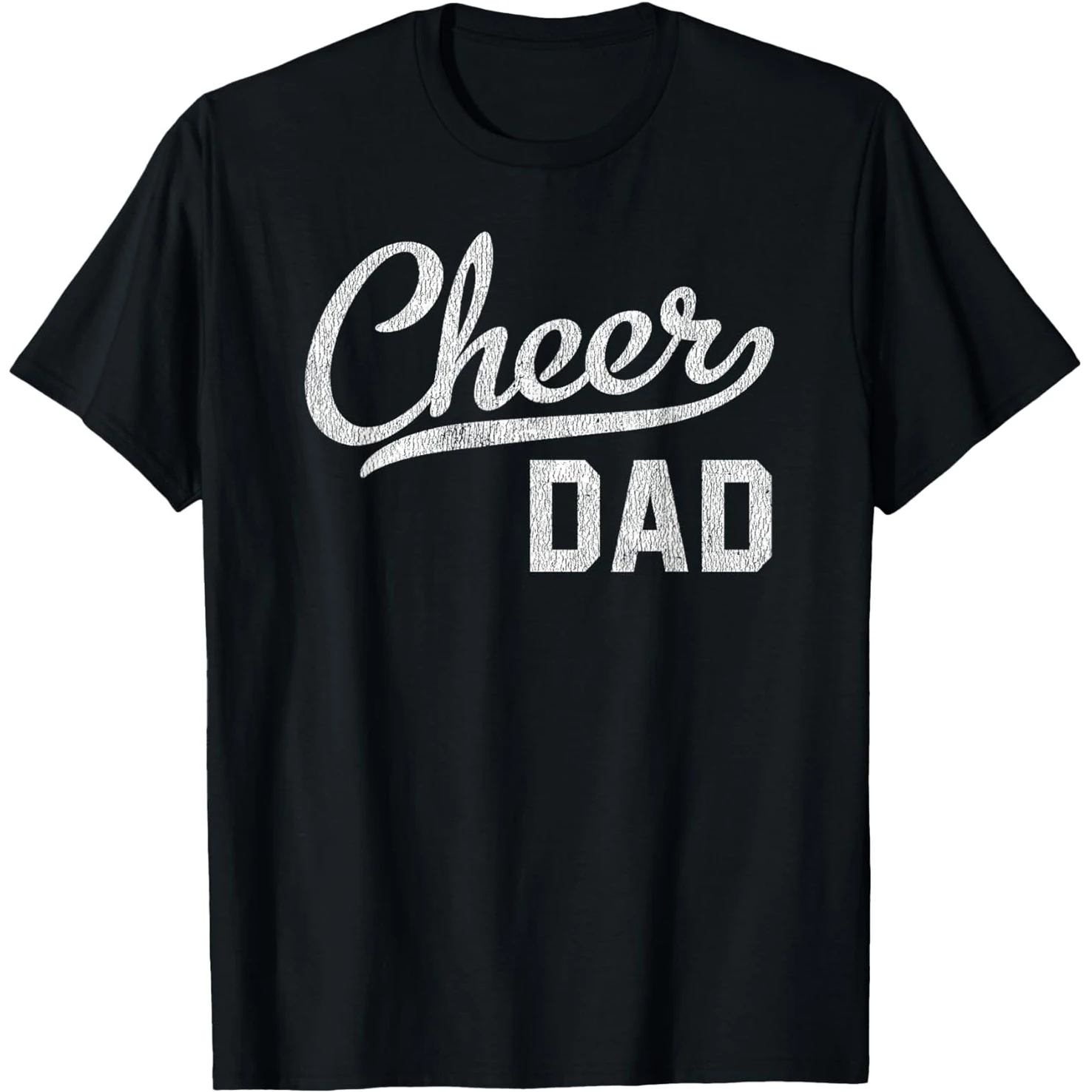 The Cheer Father Lustiges Cheerleader-Vater-T-Shirt zum Vatertag, Papa-T-Shirts für Männer, Humor, Streetwear, kurzärmelig, Unisex, lockere Kleidung – Detail 2