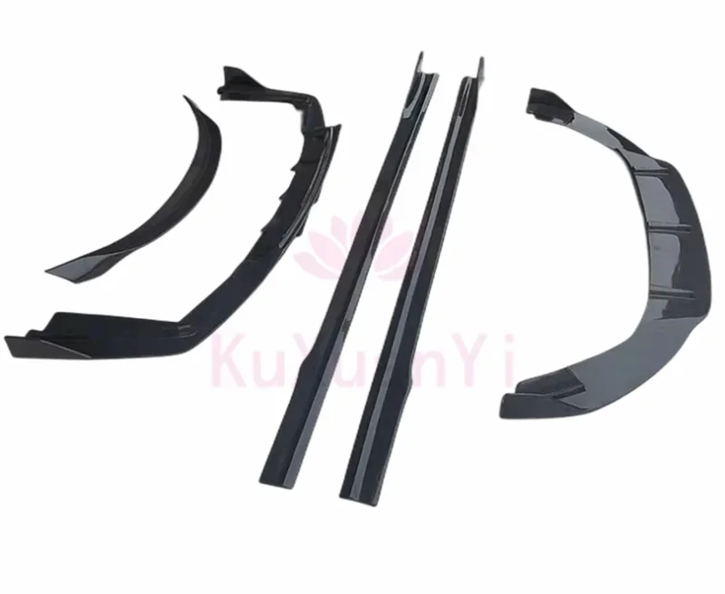 R-style high-quality carbon fiber front lip rod edge side skirt rear diffuser for Maserati Quattroporte body kit