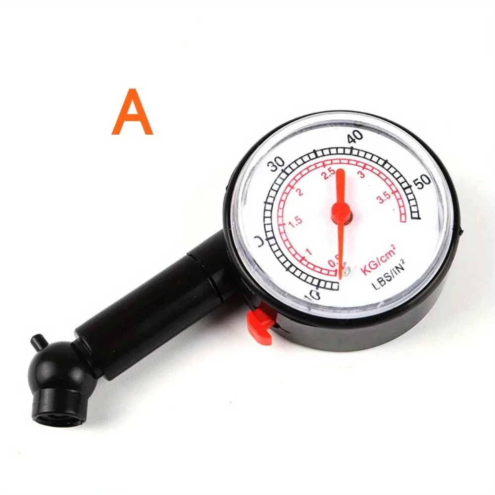 High Precision Automotive Tire Pressure Gauge, Portable Mechanical Tire Deflation Pointer, Pressure Gauge, Tire Monitoring Table
