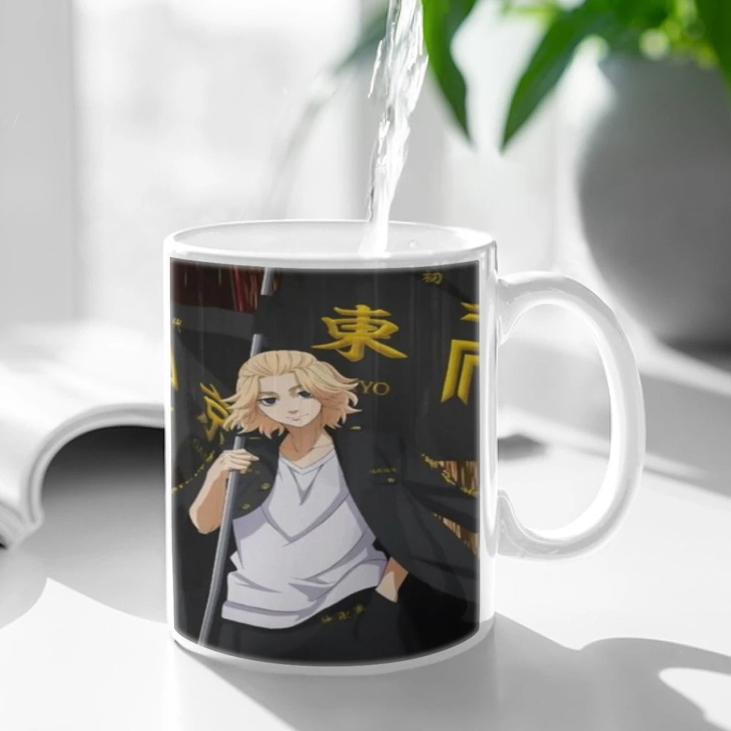 Tokyo Revengers Anime Coffee Mug 11oz Fun Ceramic Coffee Tea Cocoa Cup Handle Tea Drink Cup