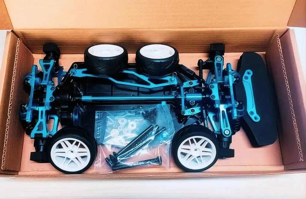 OriginalGenuine Original 1/10 Scale TT02 Alloy Upgrade RC Chassis Shaft Drive Touring Car Tamiya TT02 Frame Kit Compatible Shipm