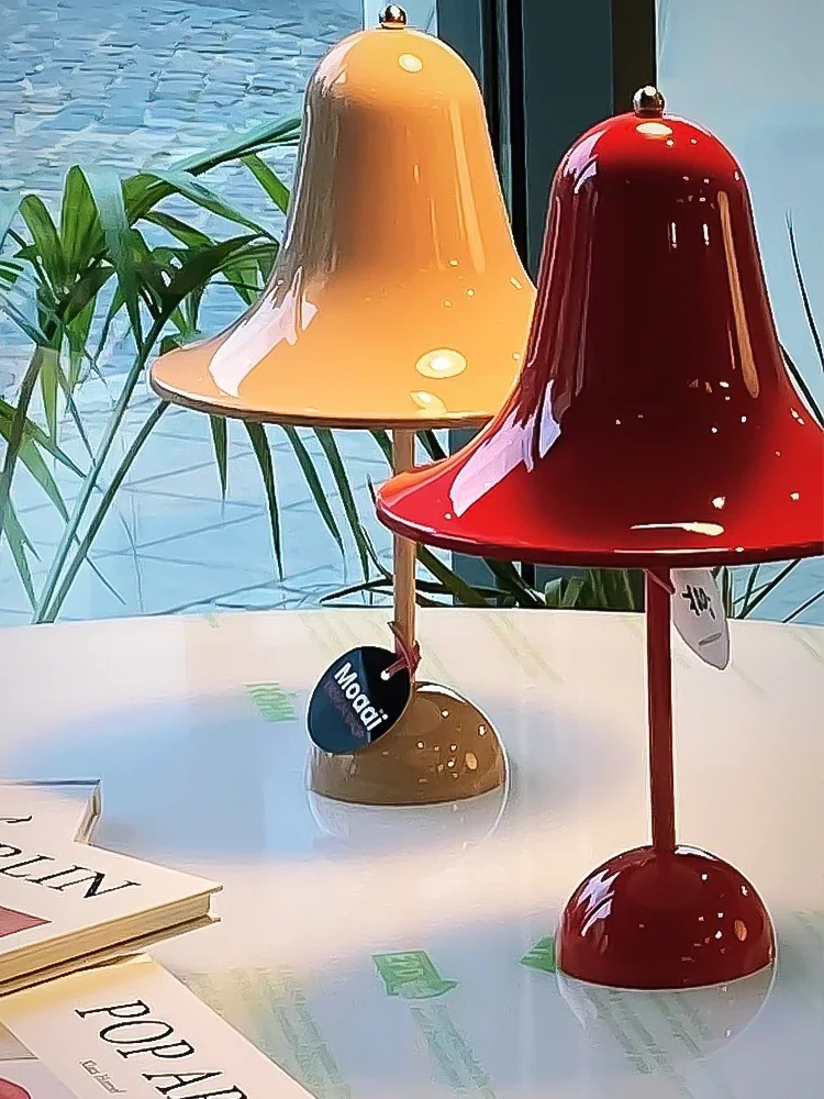 Bud desk charging mushroom bell bedroom bedside touch switch desk lamp