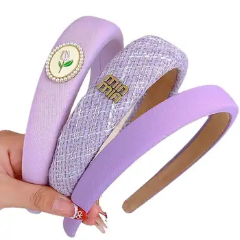 10 best sales बैंगनी हेडबैंड - №2