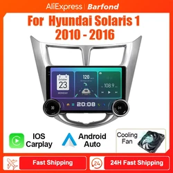Barfond For Hyundai Solaris 1 2010 - 2016 Car Radio Multimedia Video Player Navigation stereo GPS Android 13 2din dvd