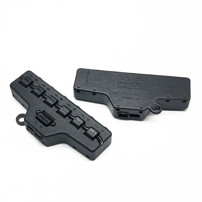 3 منافذ 6 منافذ توصيل سلك الفاصل لإضاءة مصدر الضوء ذاتية القفل ومحطة توصيل خط الموصل المتوازي #4