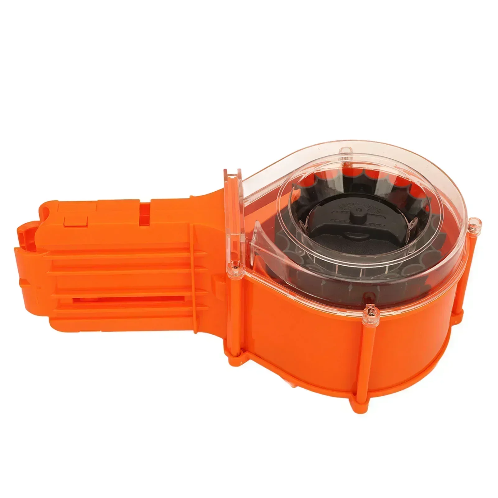 [مجلة Toy Clip 25 EVA Foam Soft S Plastic Round Drum Magazine للعبة الرماية.