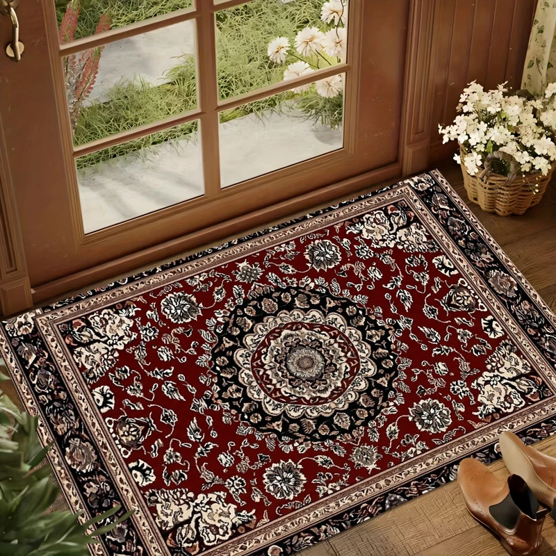 Retro Rugs Home Decor Carpets for Living Room Soft Rug Kids Play Carpet Chair Rugs for Bedroom Gift Alfombra Washroom Floor Mat