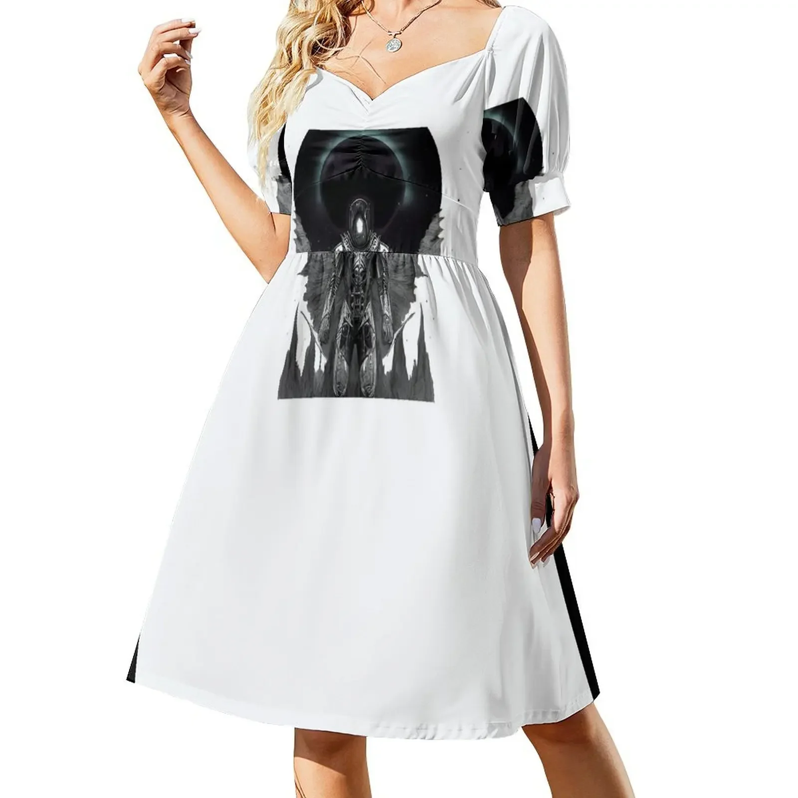 

The Walker Between Realms Short-Sleeved Dress woman dress Clothing female Dress