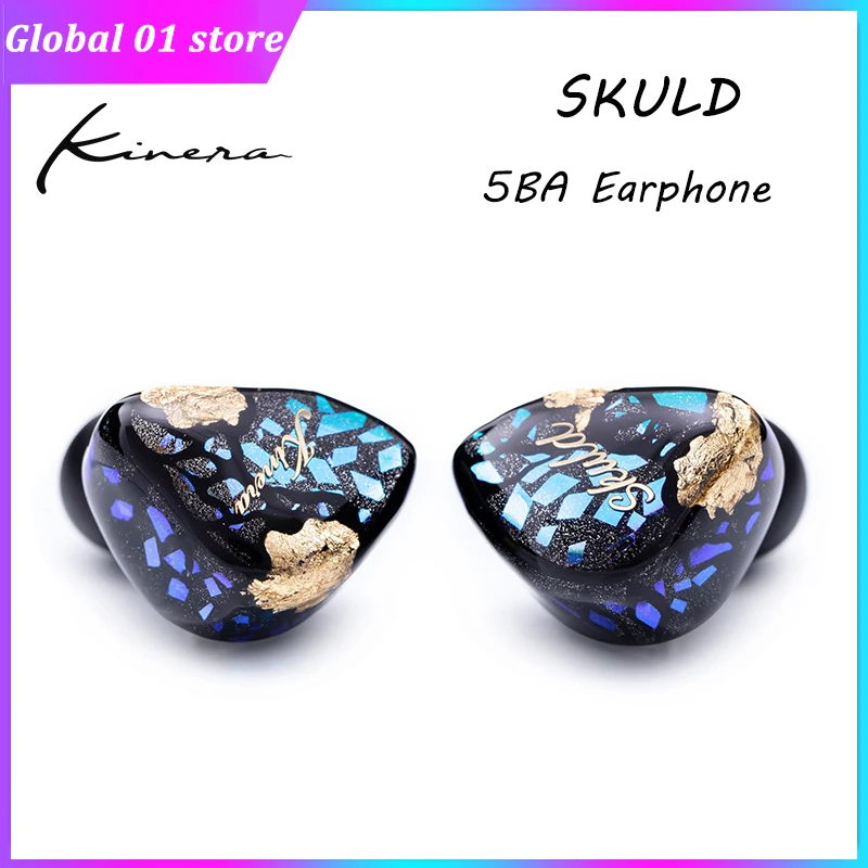 

Kinera SKULD 5BA Earphone Knowles + 2BA Kinera Customize Drivers Headphone With Detachable 2pin Cable Stage Monitor headset IEM