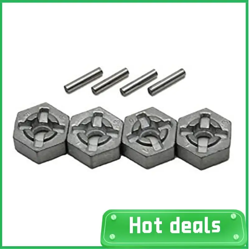 

4 шт., металлический адаптер для шестигранной ступицы колеса 12 мм-ZJ09 для LAEGENDARY Legend 1/10, сменные аксессуары для радиоуправления