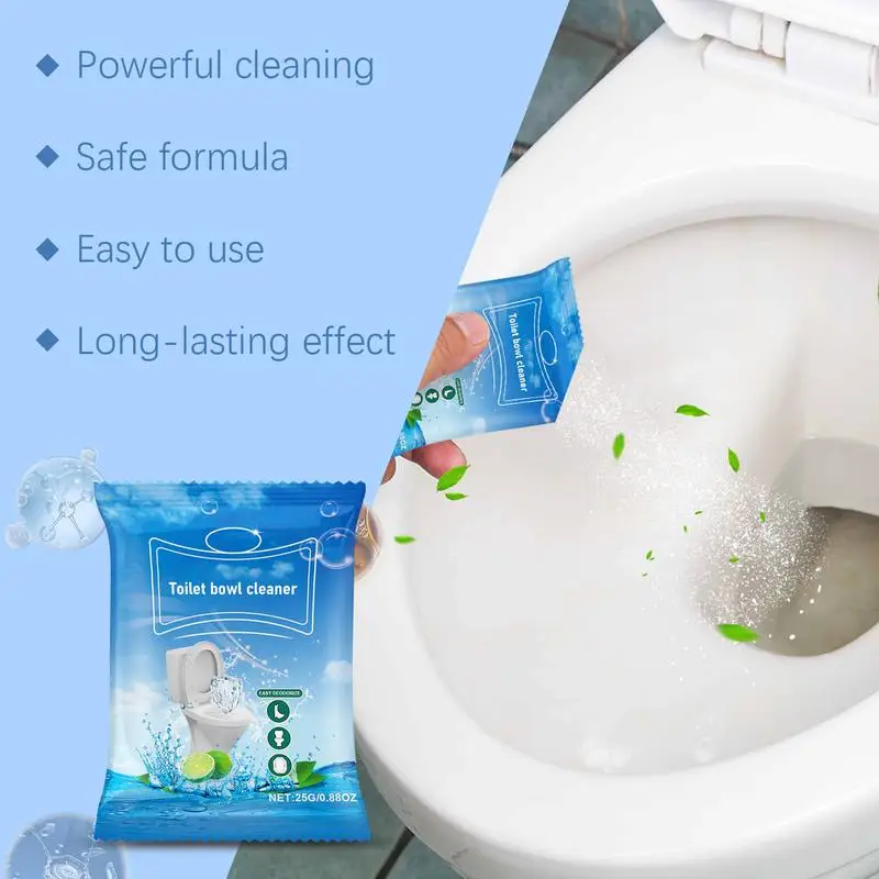 Toilet Cleaner Powder Automatic Toilet Bowl Cleaner Gentle Formula Cleaning Supplies Strong Deep Decontamination