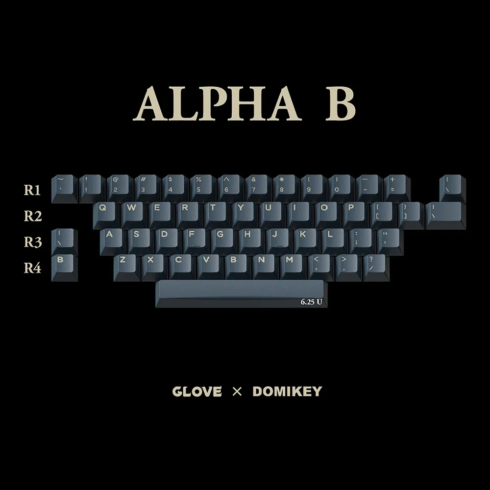 Glove X Domikey Cherry Link Fire ABS Doubleshot keycap for mx stem