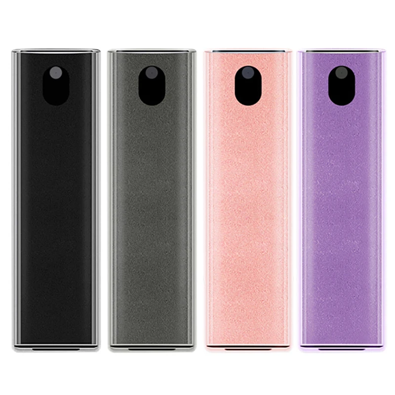 2 In 1 Phone Screen Cleaner Spray Portable Tablet Phone Touch Cell Screen Cleaner Microfiber Cloth Set Glass Cleaning Artifact