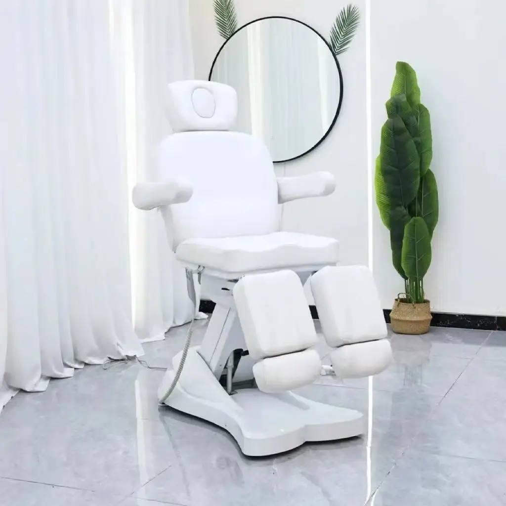 3 Motors Electric Beauty Bed Facial Massage Chair for Spa Salon Furniture Cosmetic Esthetician Podiatry Tattoo