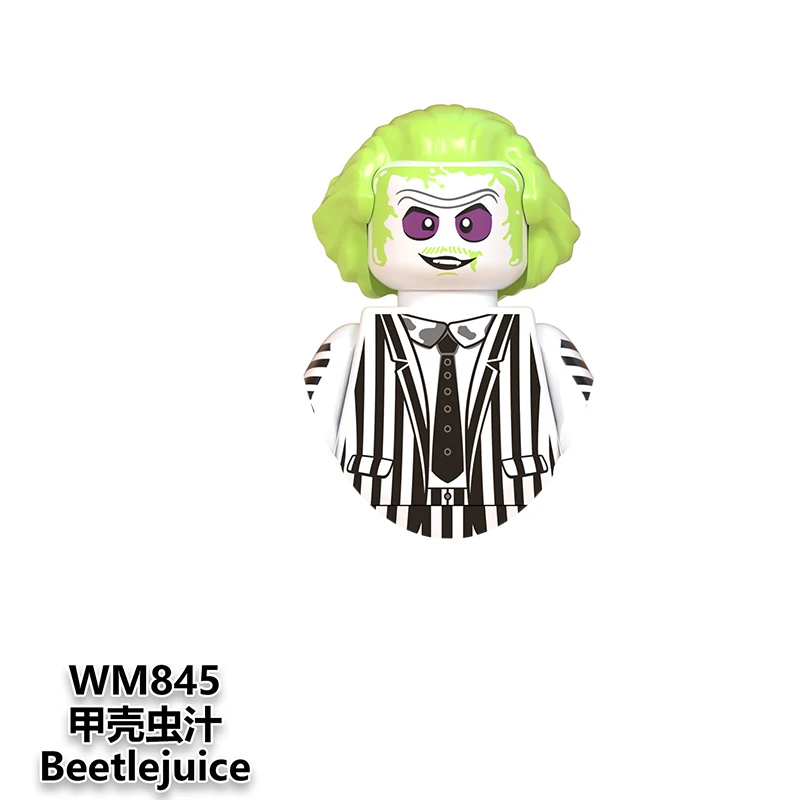 Halloween Neue Bausteine Terrifier Death Megan Minifiguren Spielzeugsteine Geschenke für Kinder und Erwachsene