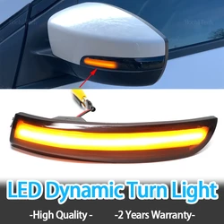 2pcs Dynamic Turn Signal LED Light Side Mirror Indicator For Ford Kuga Ecosport C-max Foucs  MK3