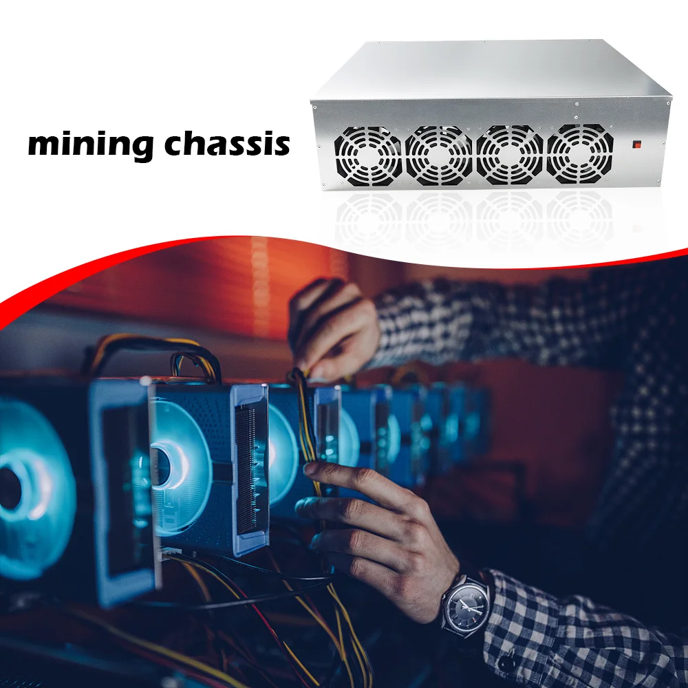 BTC-D37 Mining Chassis 4 Fans for mining chassis Computer Cases