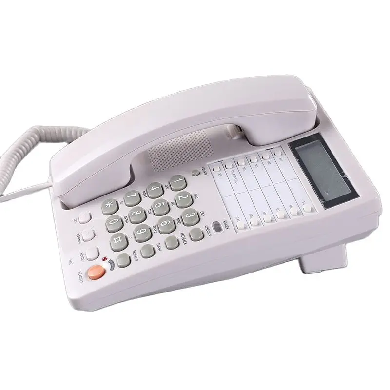 Caller ID Telephone Corded Landline Phone Desktop Fixed Telephone for Home Office Hotel