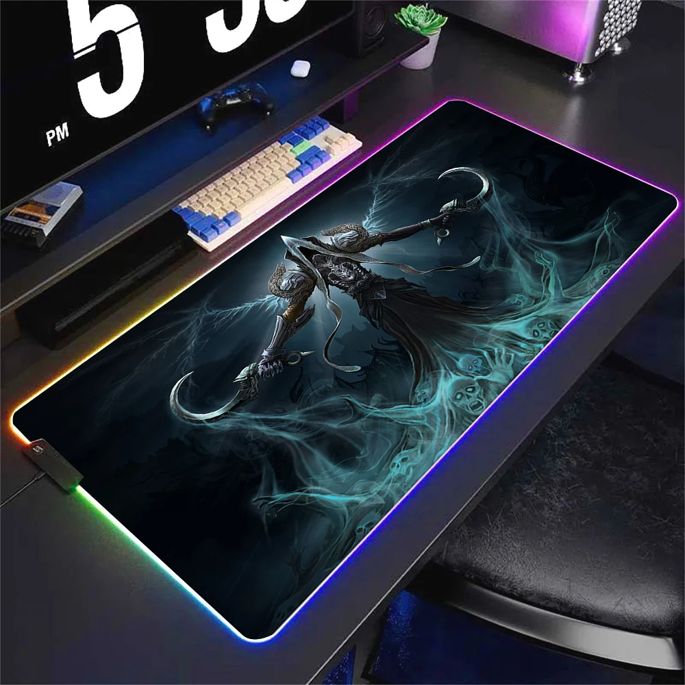 لوحة ماوس LED للألعاب ، كبيرة ، ملونة ، حصيرة مكتب ، كمبيوتر ألعاب ، XXL ، لوحة ماوس رائعة ، حصائر مضيئة ، إضاءة خلفية ، 900x400 #4