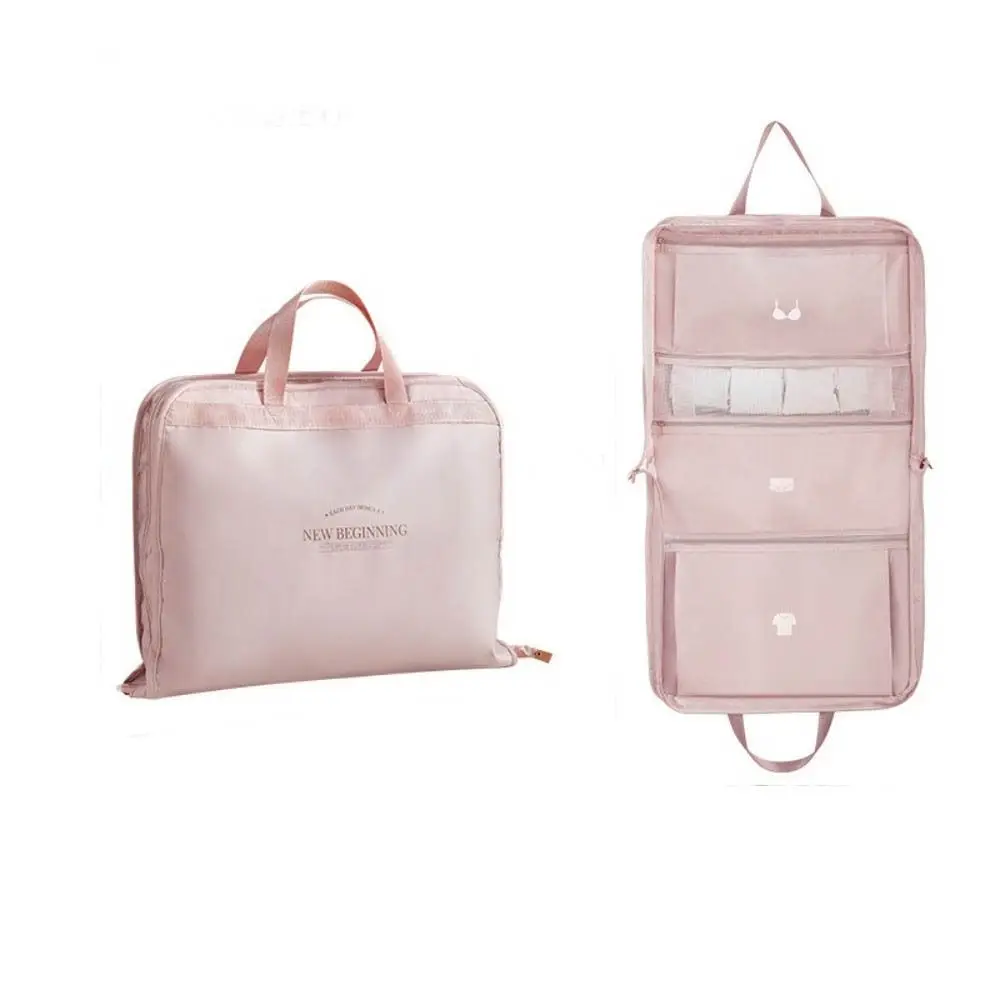 

Hangable Travel Hanging Storage Bag Large Capacity Foldable Clothes Packing Cubes Dustproof Washable Luggage Storage Bag