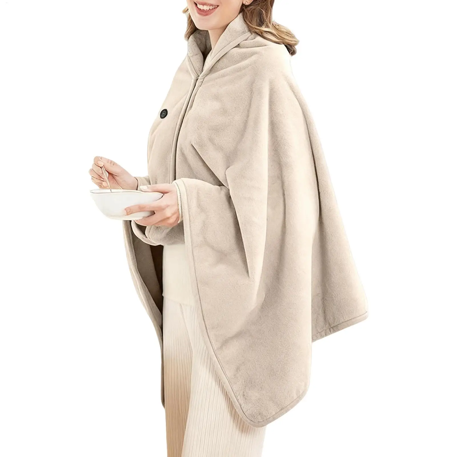 

Одеяло с подогревом, носимое электрическое USB перезаряжаемое теплое одеяло с подогревом, накидка для комнаты, офиса, школы, путешествий, лагеря, пикника