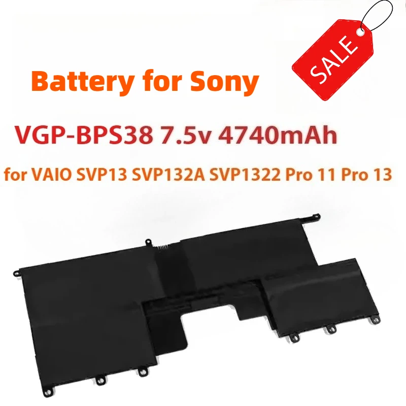 VGP-BPS38 Laptop Battery for Sony VAIO SVP13 SVP132A SVP1322 Pro 11 Pro 13 7.5V 36Wh