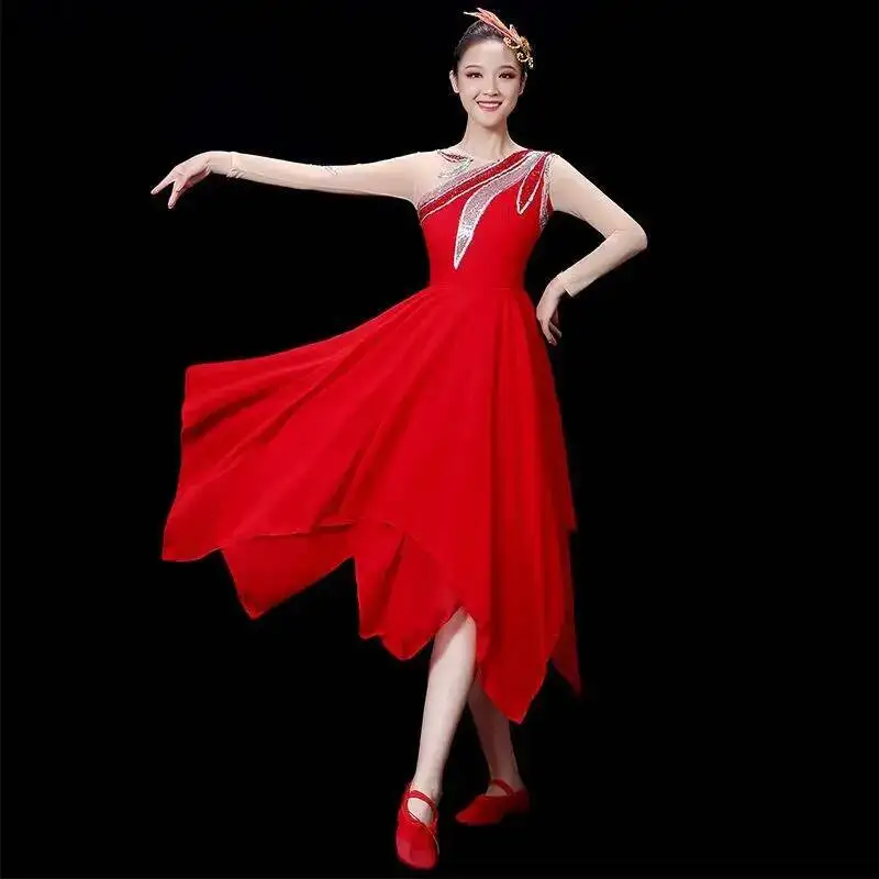 Costume de Spectacle de brevModerne, Robe de brevClassique Carrée