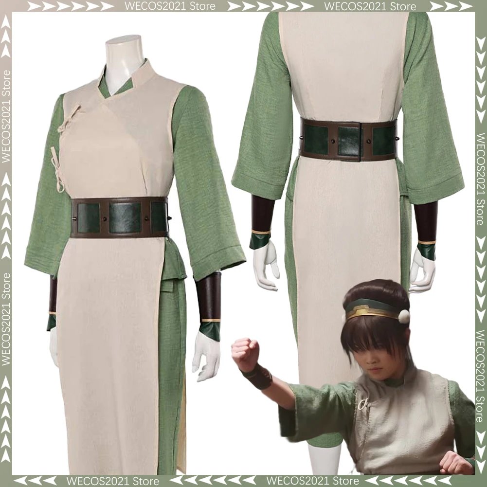 Disguise 2026 Toph Beifong Cosplay Cloth Movie Avatar of Last Cosplay Airbender Women Costume Halloween Female Role Play Outfit