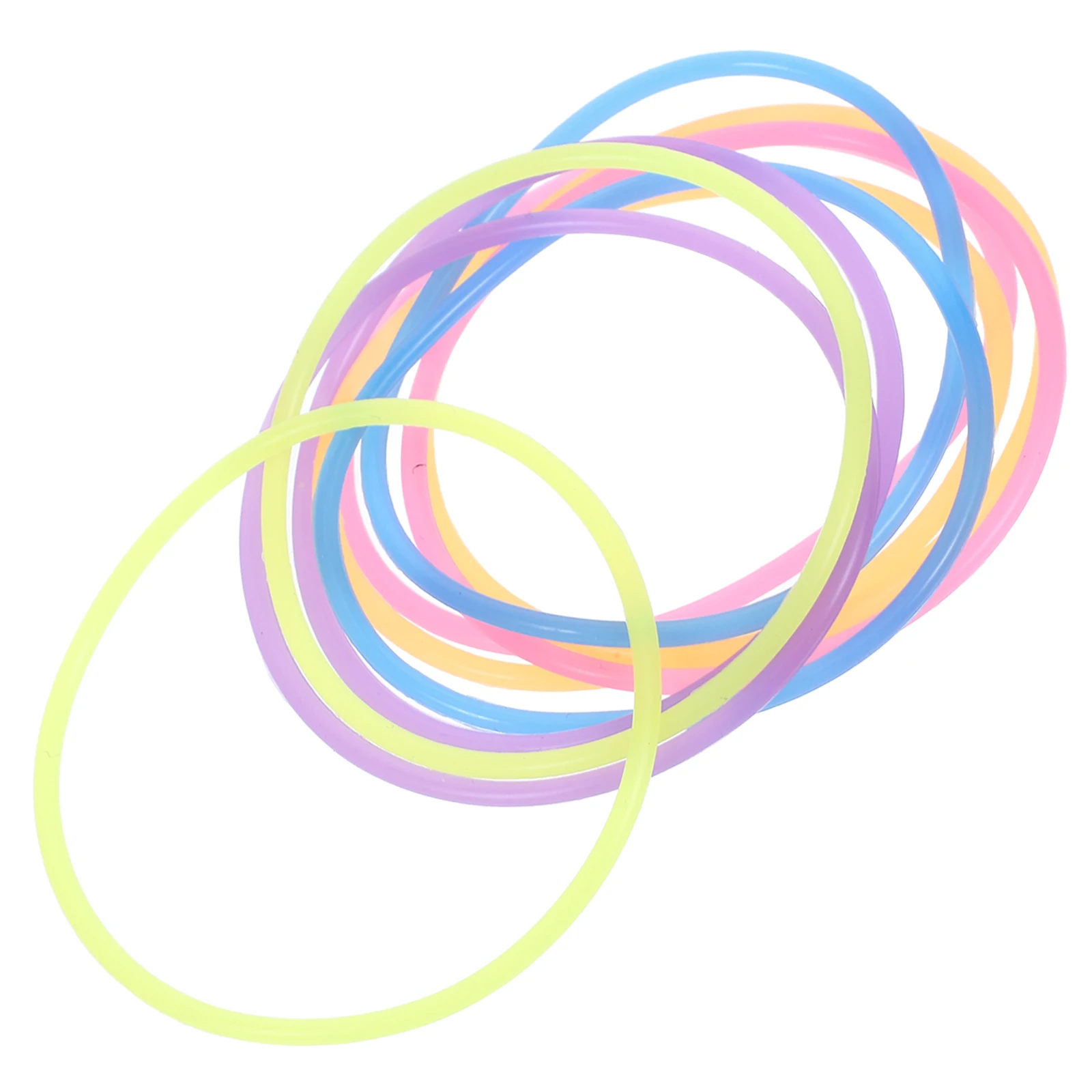 

10 Pcs for Luminous Silicone Bracelet Bands Intelligent Glowing Bracelets Miss Wristband