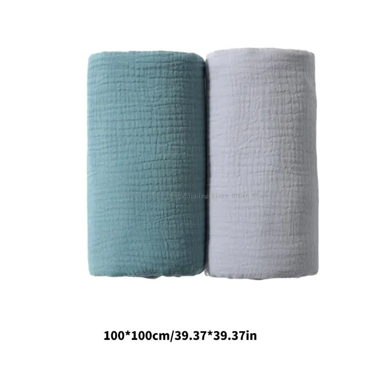 2 قطعة من مناشف حمام الرضع الطبيعية للقطن الجاف الجاف جاف خفيف الوزن للرعاية