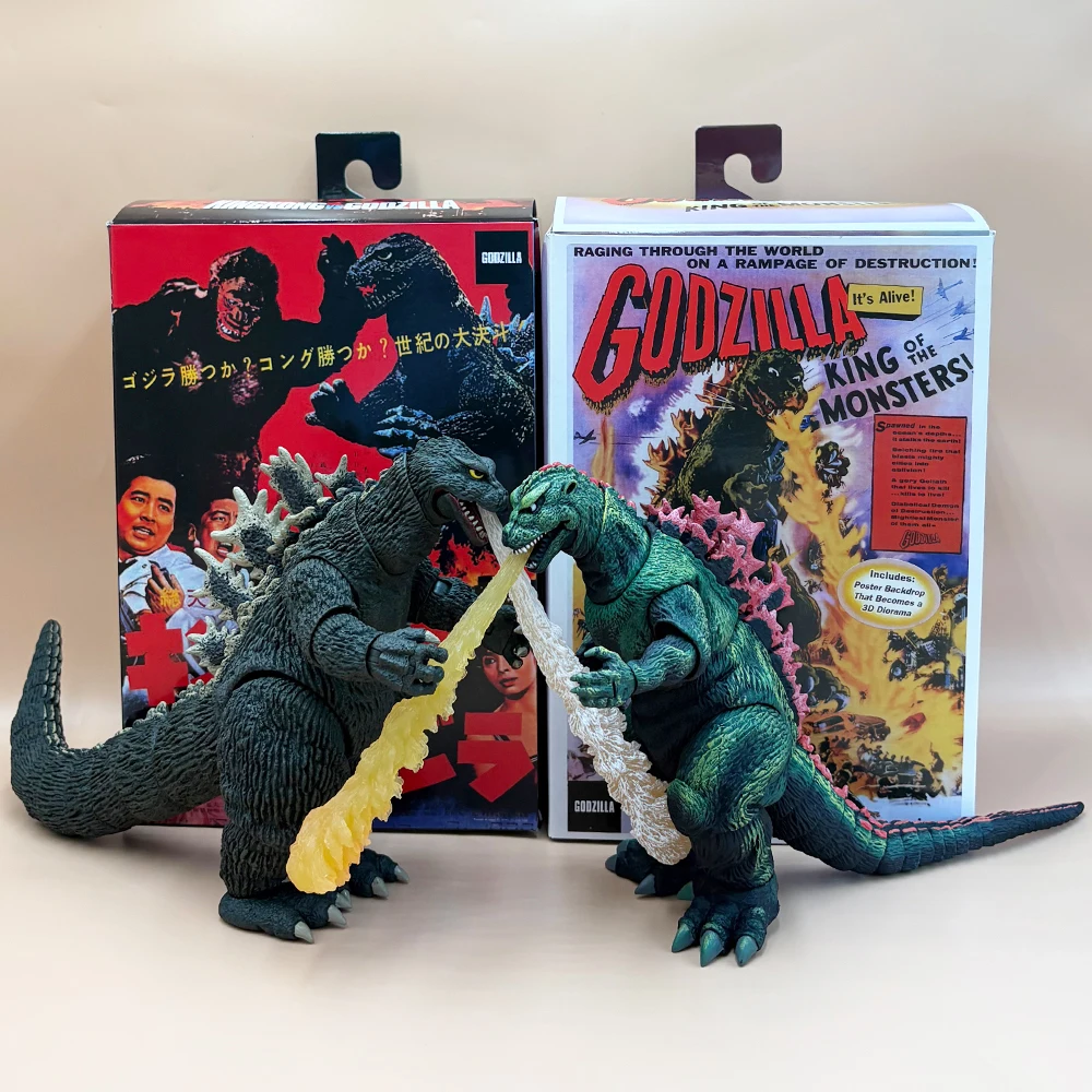NECA 1956 Фигурка Годзилла, аниме, ПВХ, 1962 год, фигурка Годжира, 18 см, коллекция моделей, игрушки, подарки для детей