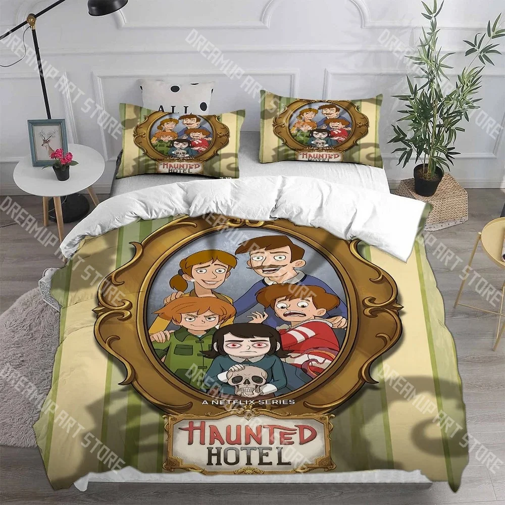 Fashion Haunted Hotel Season 1 Bedding Set Single Twin Full Queen King Size Bed Set Kids Bedroom Duvetcover Sets Bed Sheet Set