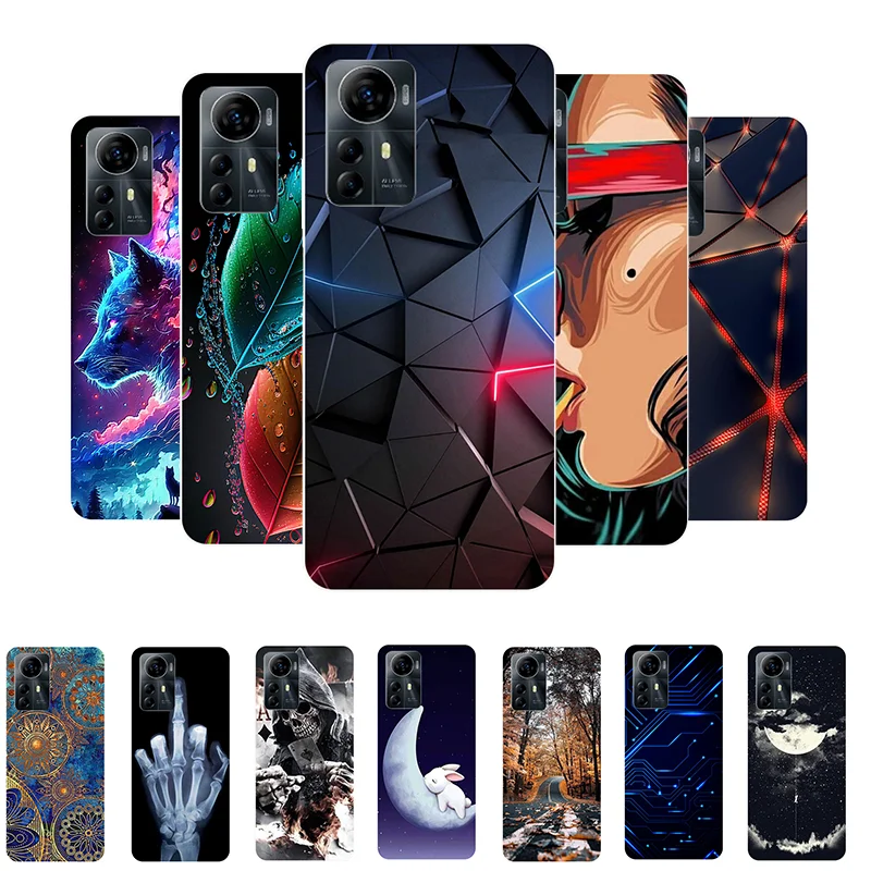 For ZTE Blade A72S Case A 72S Cartoon Silicone Soft Back Cover Phone Case for ZTE Blade A72S A7050 TPU Coque BladeA72S Fundas