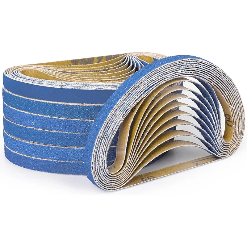 

Цирконовый ремень 457X13 мм, прочный мини-ремень 40-400 зерна, подходит для ленточного шлифовального станка, удаления ржавчины, шлифовки металла по дереву и отделки