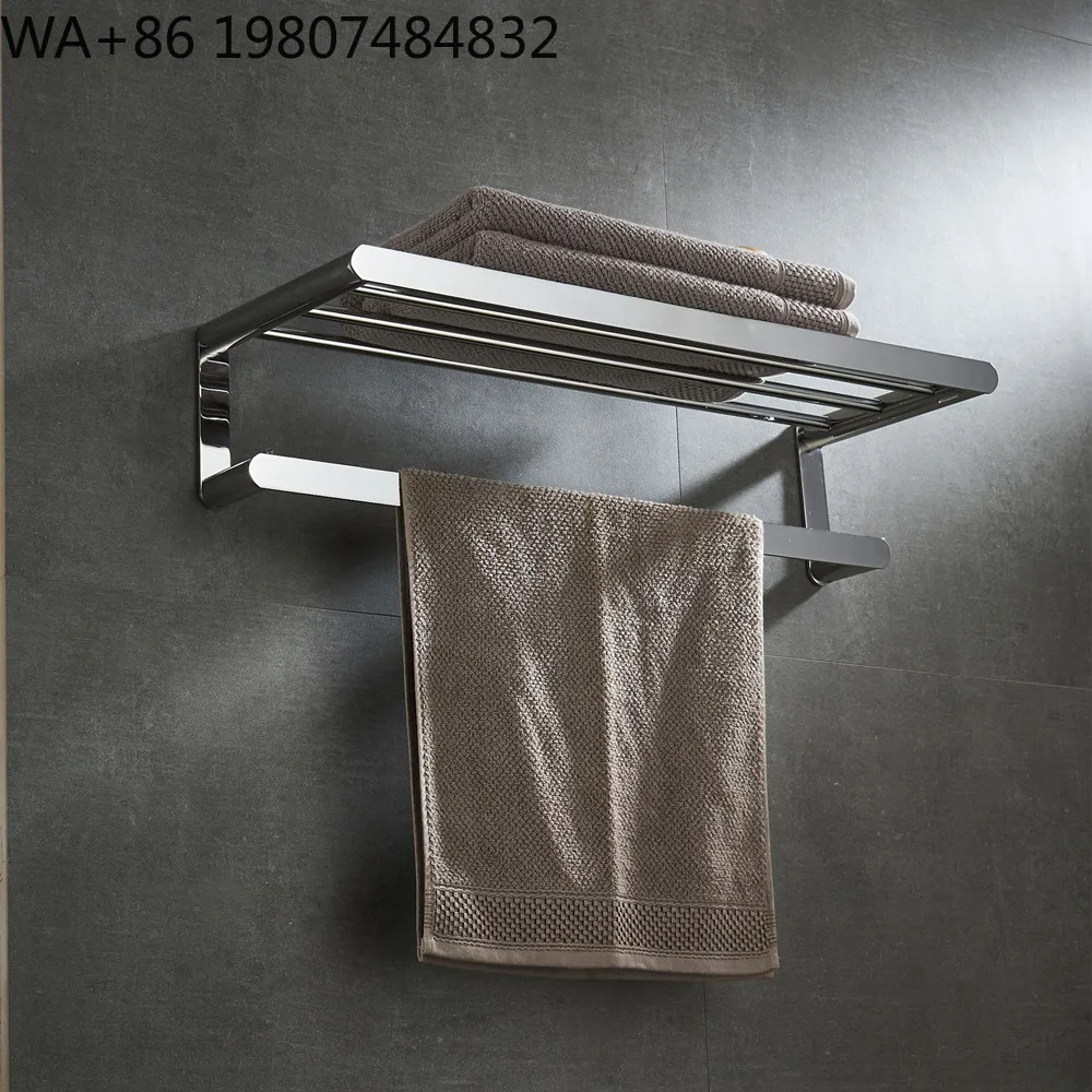 LED Temp Display Towel Drying Shelf Black White Constant Warm Rail Timing Adjustment Bathroom Hotel Wall Mount Storage Rack