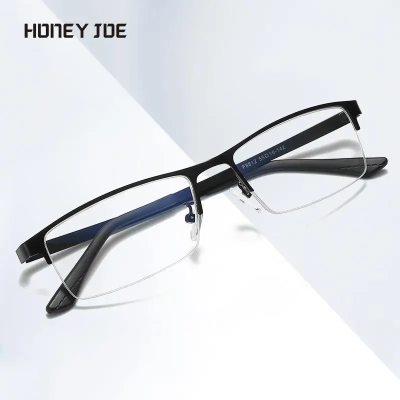 

Mens Anti Blue Light Glasses Vintage Metal Frame Computer Protection Eyewear Business Optical Spectacles Eyeglasses Retangle
