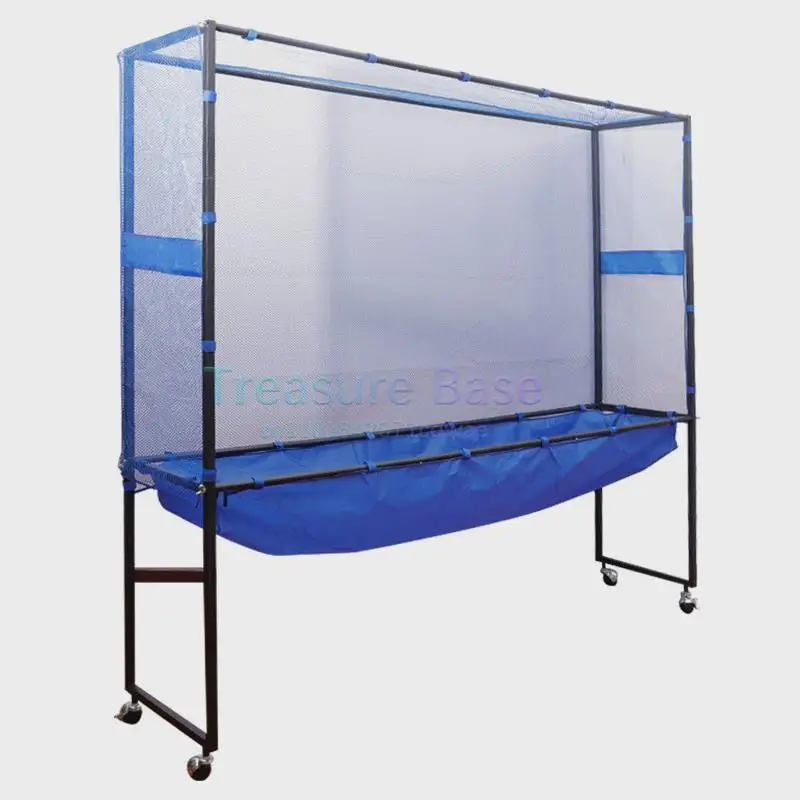 

Movable Table Tennis Ball Net Ping Pong Recycle Catcher Portable Ball Catcher Net Equipment Large Collecting Net for Practice