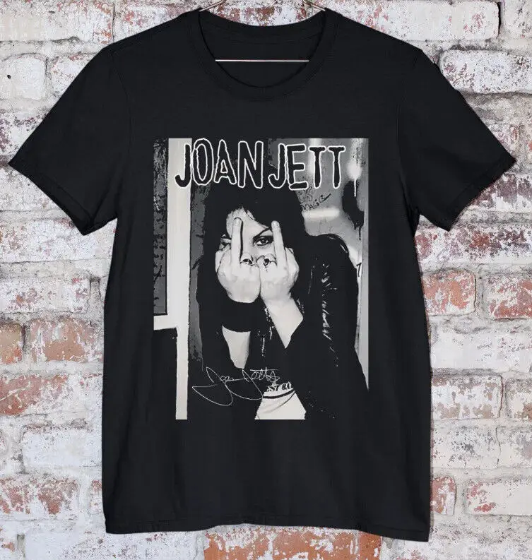 Joan Jett basic black 90s Short sleeve Unisex T shirt classic style NH13544